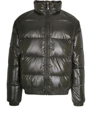 Pyrenex Piumino Bomber Laccato Vintage Mythic - Grey