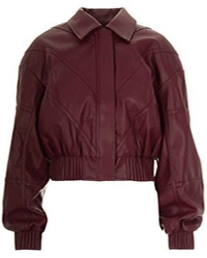 ROTATE BIRGER CHRISTENSEN Bomber Similpelle Bordeaux - Red