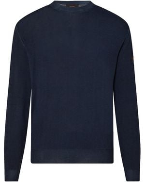 Peuterey Stylish Cotton Sweater For - Blue