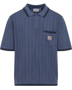 Carhartt Ramsey Polo Velvet - Blue