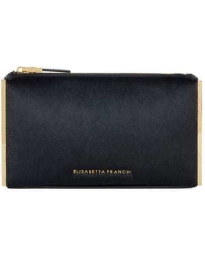Elisabetta Franchi Clutch Cavallino Nero - Black