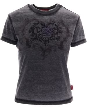 DIESEL T-Shirt Lla Off - Black