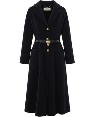 Elisabetta Franchi Cappotto - Black