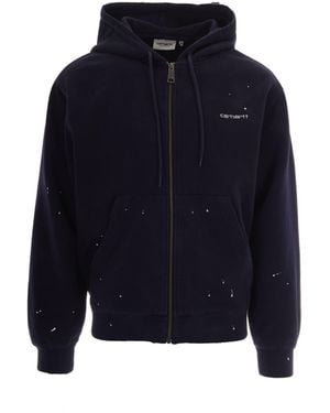 Carhartt Felpa Hooded Painter Dark - Blue