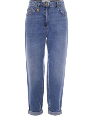 Elisabetta Franchi Jeans Lucchetto Vintage - Blue