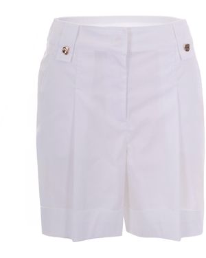 Liu Jo Bermuda Con Piega Bianco Ottico - Purple
