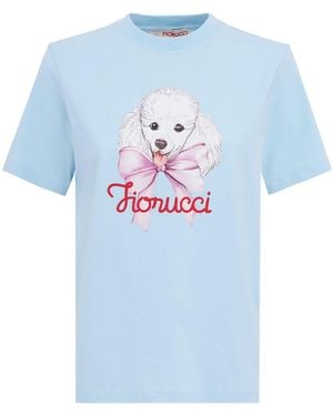 Fiorucci T-Shirt Poodle Light - Blue