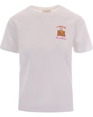 MC2 Saint Barth T-Shirt Emilie + Borse - White