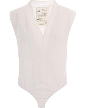 Patrizia Pepe Body Popeline Bianco - White