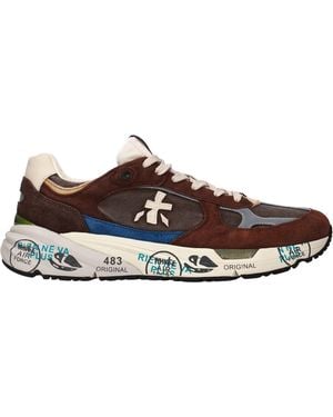 Premiata Trainers Mase Burgundy - Brown