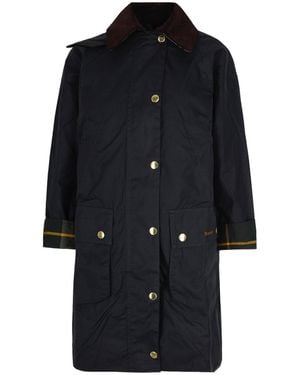 Barbour Giubbino Long Beadnell Wax Sage/Ancient - Nero