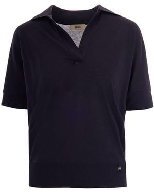 Herno Jersey Polo - Blue