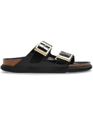 Birkenstock Ciabatta Arizona Droplet Buckle High Shine - Black