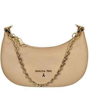 Patrizia Pepe Shoulder Bag Mezzaluna - White