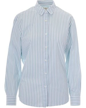 MC2 Saint Barth Mini Brigitte Special Edition Cotton Poplin Shirt - Blue