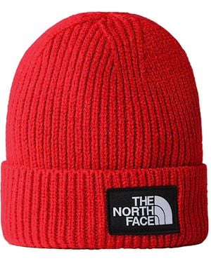 The North Face Berretto Con Logo Box Rosso - Red