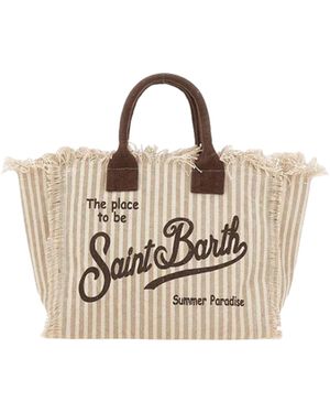 MC2 Saint Barth Borsa Colette Stripes - Natural