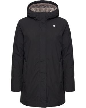 K-Way Giubbino Sophie Twill Pure Warm - Blu