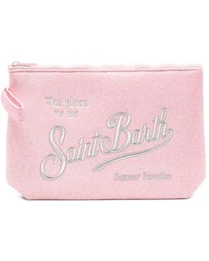 MC2 Saint Barth Pochette Aline Lurex Rosa - Pink