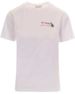 MC2 Saint Barth T-Shirt Emilie Matcha - White
