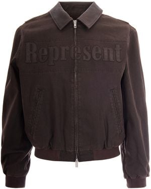 Represent Roscoe Whiskey Bomber Jacket - Brown