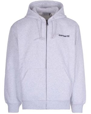 Carhartt Felpa Archive Lines Ash Heather - Purple