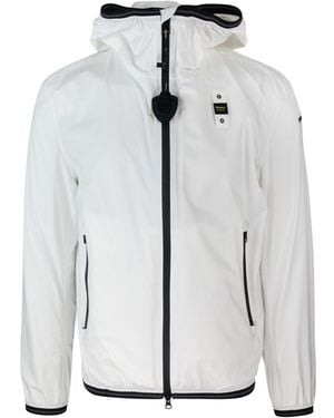Blauer Giacca A Vento Farrin Bianca - Gray