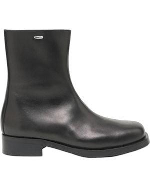 Our Legacy Stivaletto Camion Ankle Boot With Vibram Sole - Black