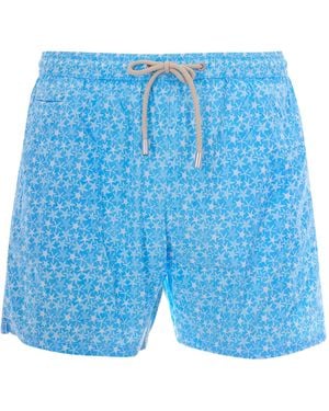 MC2 Saint Barth Swim Shorts Lighting Micro Stretch - Blue