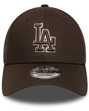 KTZ Cappellino 9Forty La Dodgers Mlb Team Outline Marrone Scuro