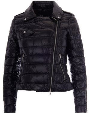 Herno Biker Nylon Ultralight Nero - Blue