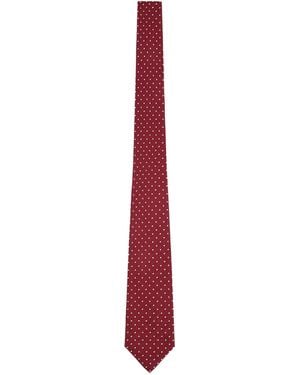 Emporio Armani Cravatta Jacquard Fancy - White