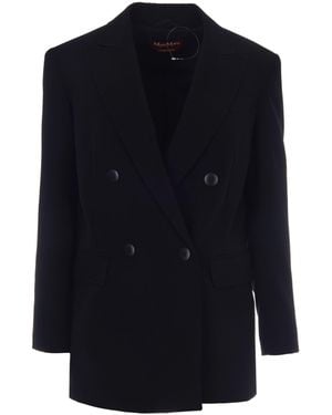 Max Mara Giacca Baobab Nera - Blu