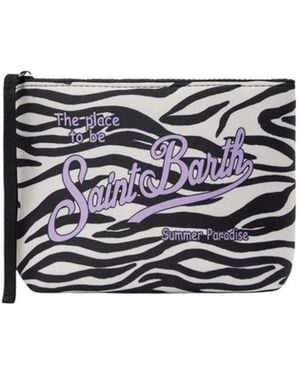 MC2 Saint Barth Pochette Aline Zebra - White