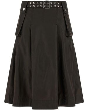 Ganni Eco-Friendly Mini Skirt For - Black