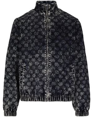 Daily Paper Giubbino Velvet Track - Black