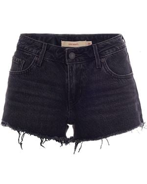 Levi's Shorts 5-Pocket Low Waist - Blue