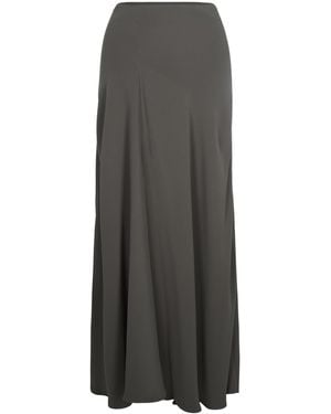 P.A.R.O.S.H. Maxi Gonna Con Spacco Stone - Grigio