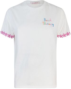 Mc2 Saint Barth T-Shirt Emilie Beach Therapy - Bianco