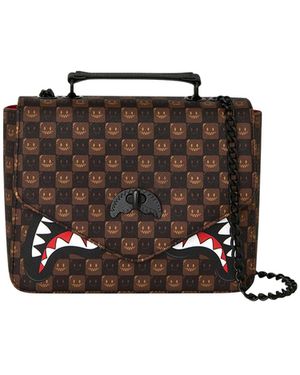 Sprayground Borsa A Spalla Bubble Check - Black