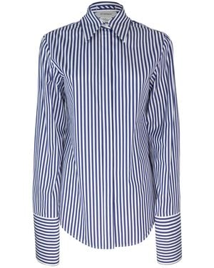 Sportmax Striped Conio Shirt - Blue