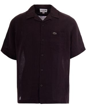 Lacoste Camicia Bowling Buffalo - Black