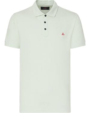 Peuterey Sleek Mini Polo T-Shirt For - White