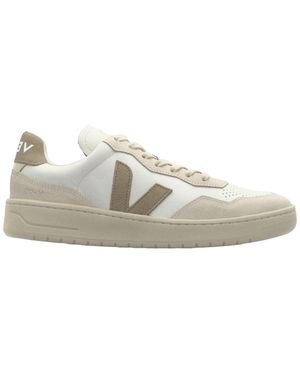 Veja V-90 O. T. /Taupe Sneakers - White