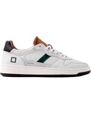 Date Trainer Court 2.0 Vintage-Cuoio - White