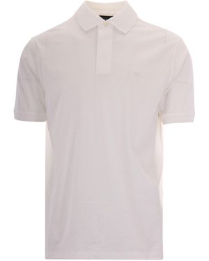 Emporio Armani Signature Ribbed T-Shirt For - White
