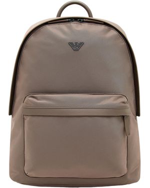 Emporio Armani Backpack Roundshape - Brown