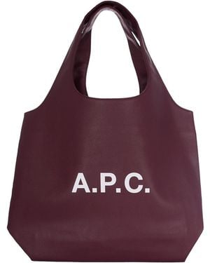 A.P.C. Tote Bag Ninon - Purple