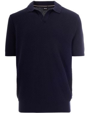 BOSS Polo Natalo Dark - Blue