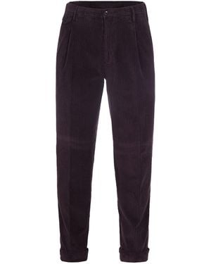 L.B.M. 1911 Pantalone Miles Tinto Capo Bordeaux - Blue